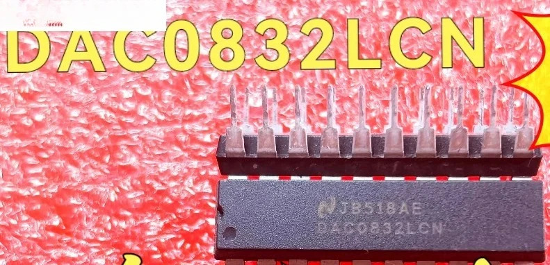 10PCS DAC0832LCN DAC0832 디지털-아날로그 변환기 DIP20 칩 IC