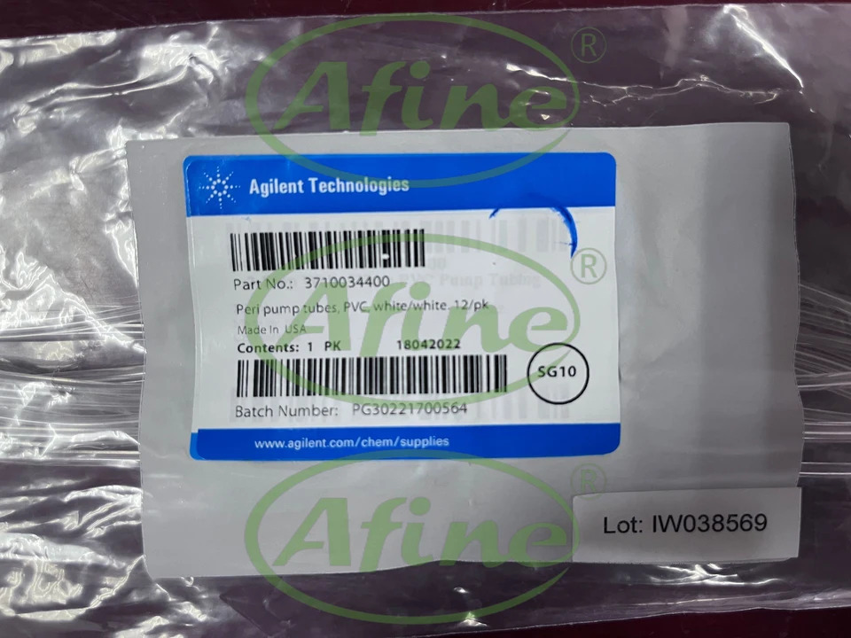 AFINE 수성 PVC 연동 펌프 튜브 Agilent 3710034400 화이트/화이트 12/Pk