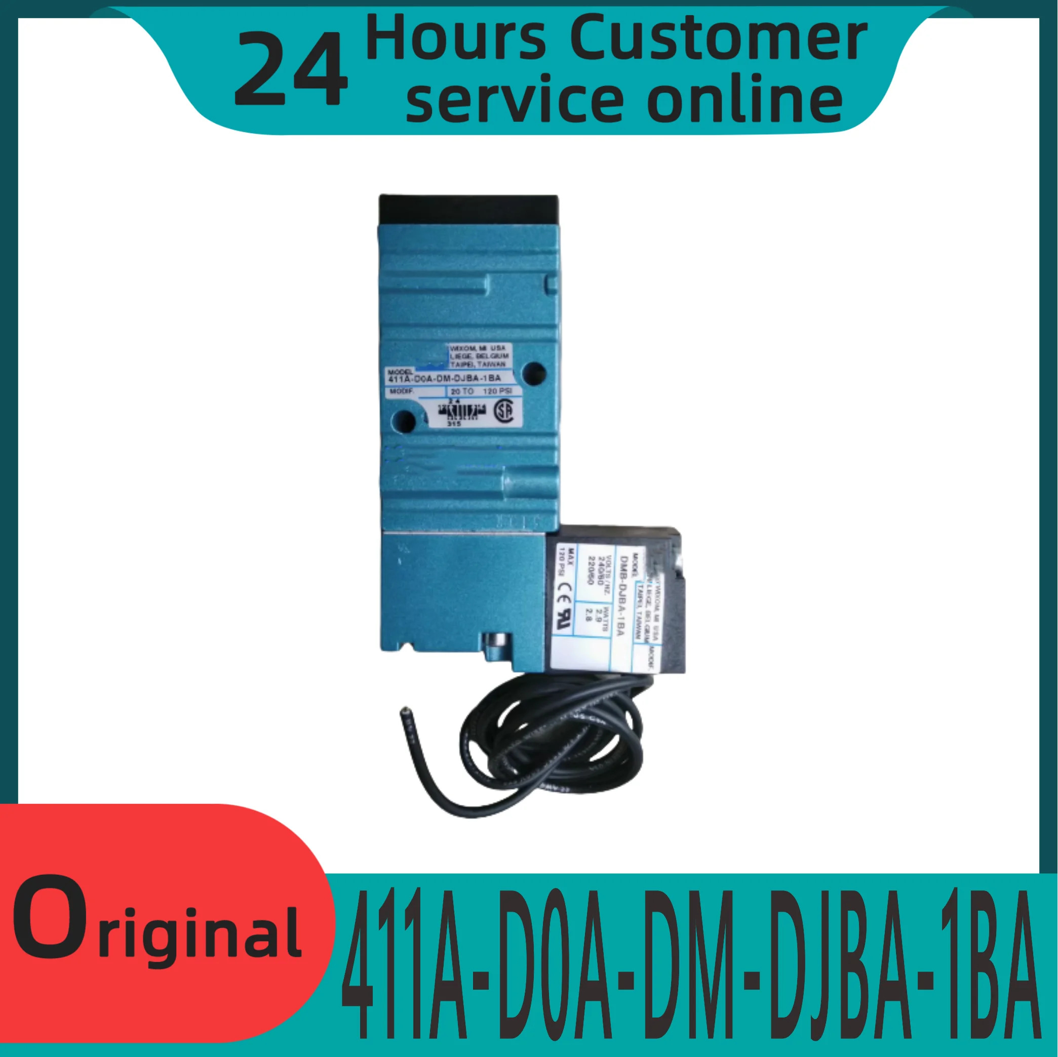 오리지널 솔레노이드 밸브 411A-D0A-DM-DJBA-1BA