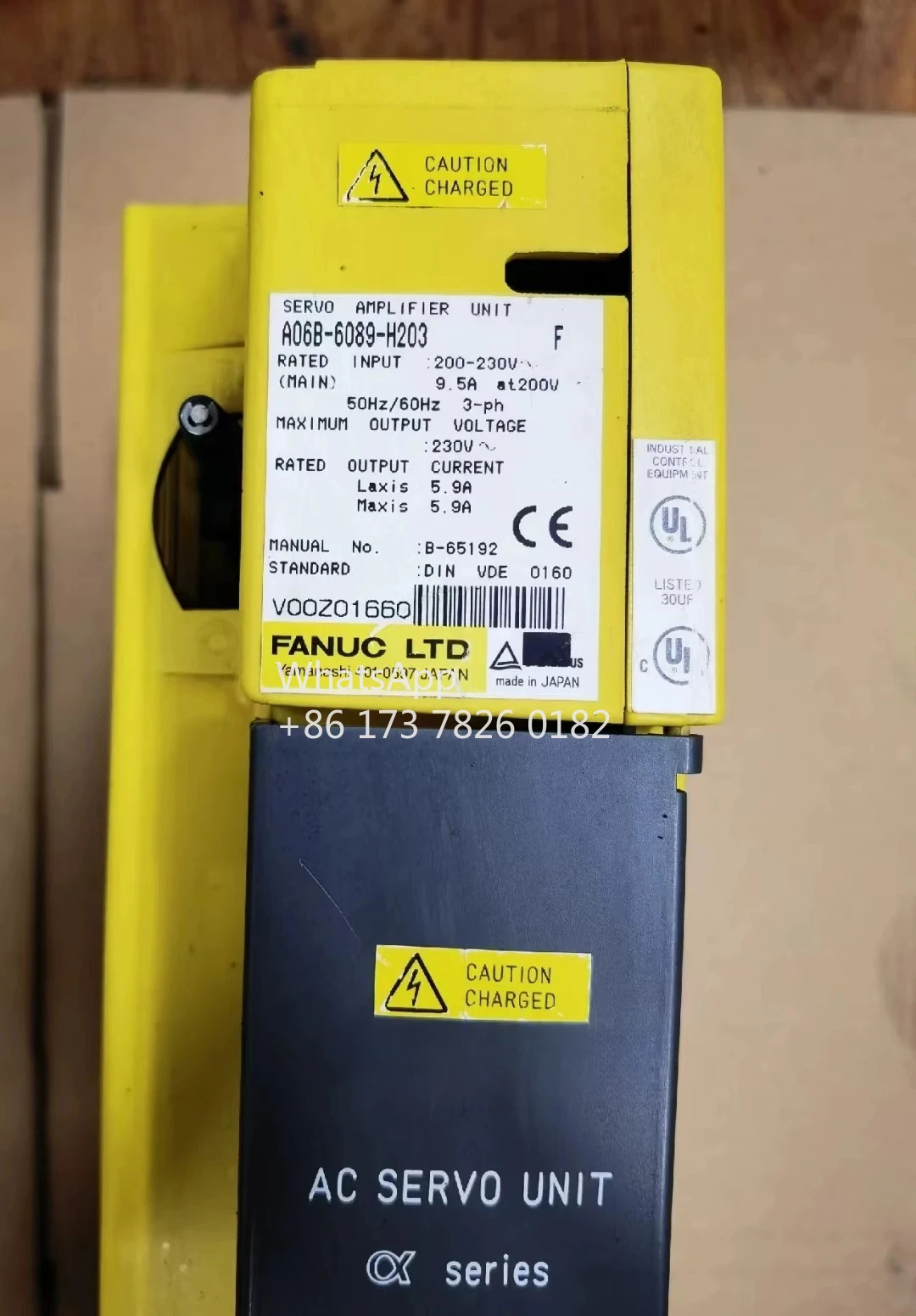 A06B-6089-H203 리퍼 드라이브 작동 기능 OK