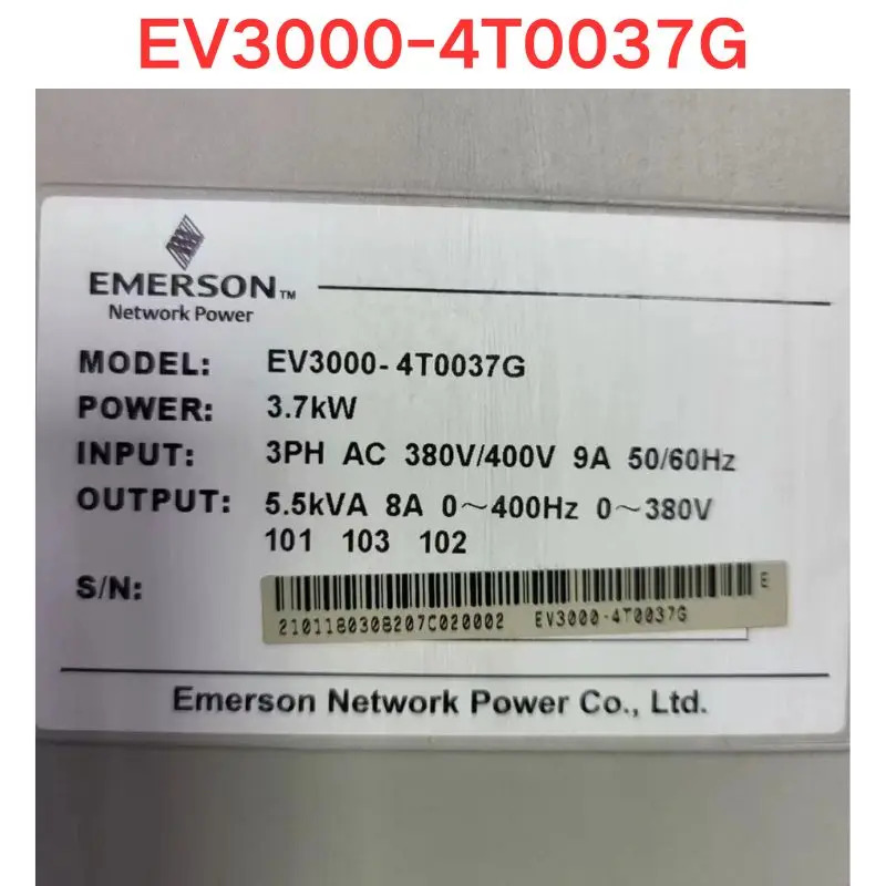 리퍼 에머슨 EV3000-4T0037G 주파수 변환기 3.7KW 기능 OK