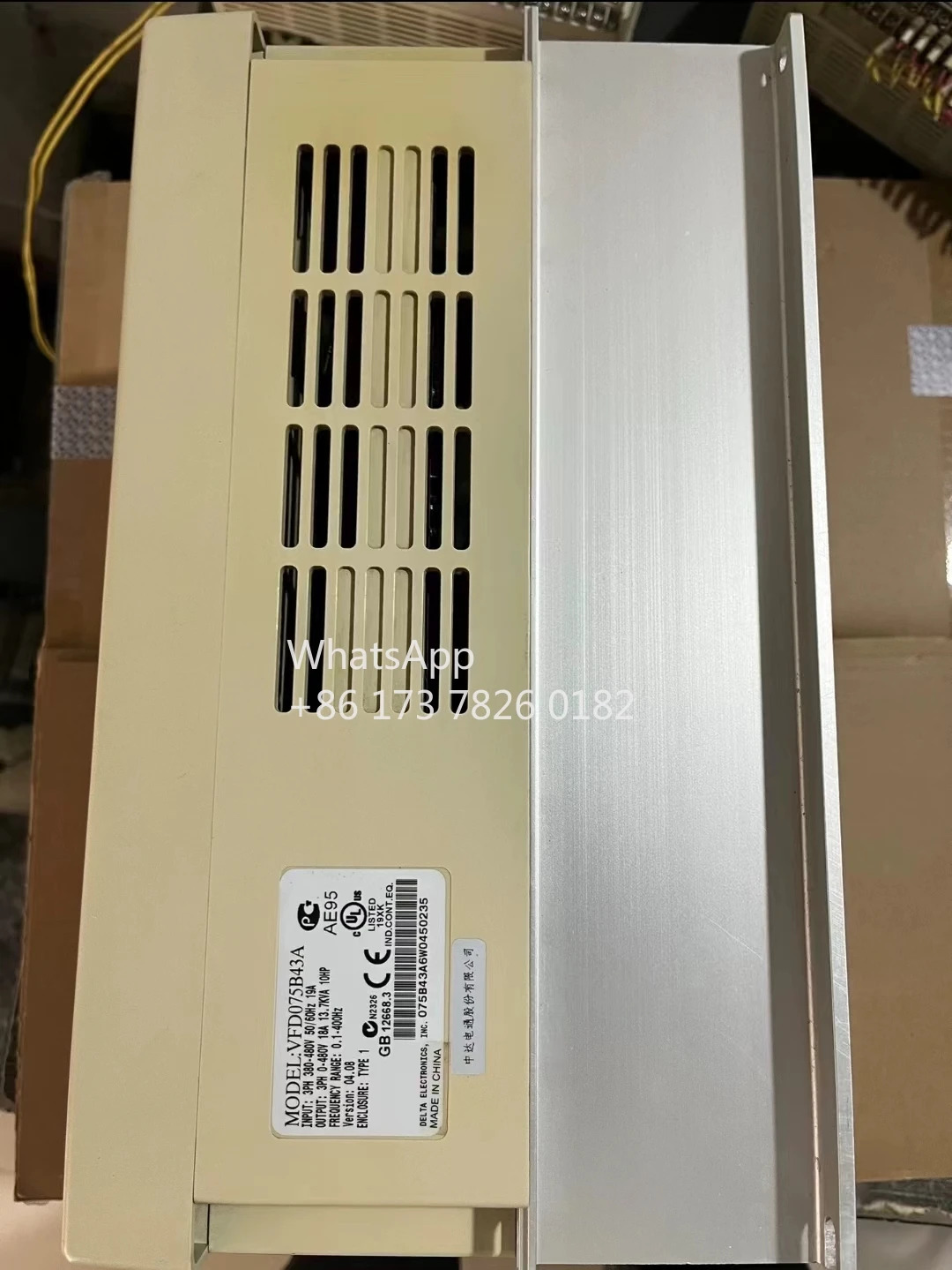VFD075B43A 리퍼 인버터 7.5kW 기능 OK