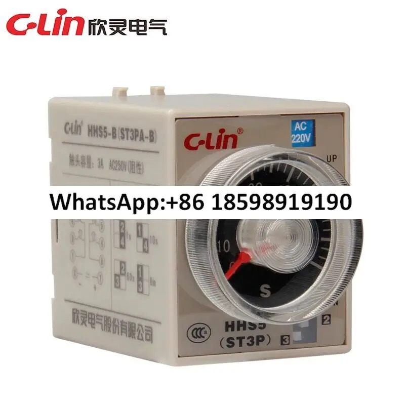 타임 릴레이 HHS5 B/ST3PA B DC12V 24V AC24 110 220/380V