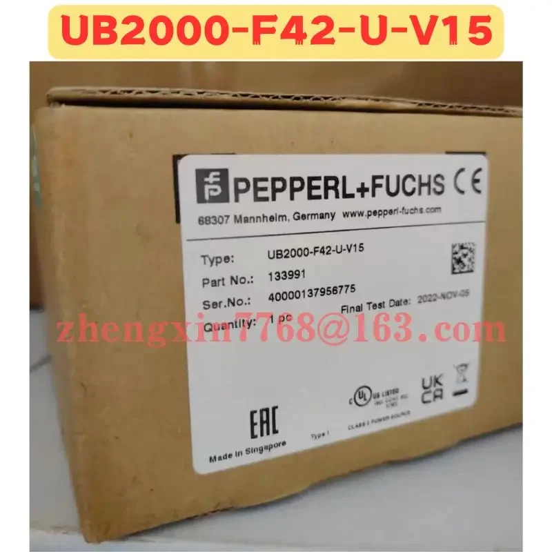 오리지널 UB2000-F42-U-V15 초음파 센서 UB2000 F42 U V15