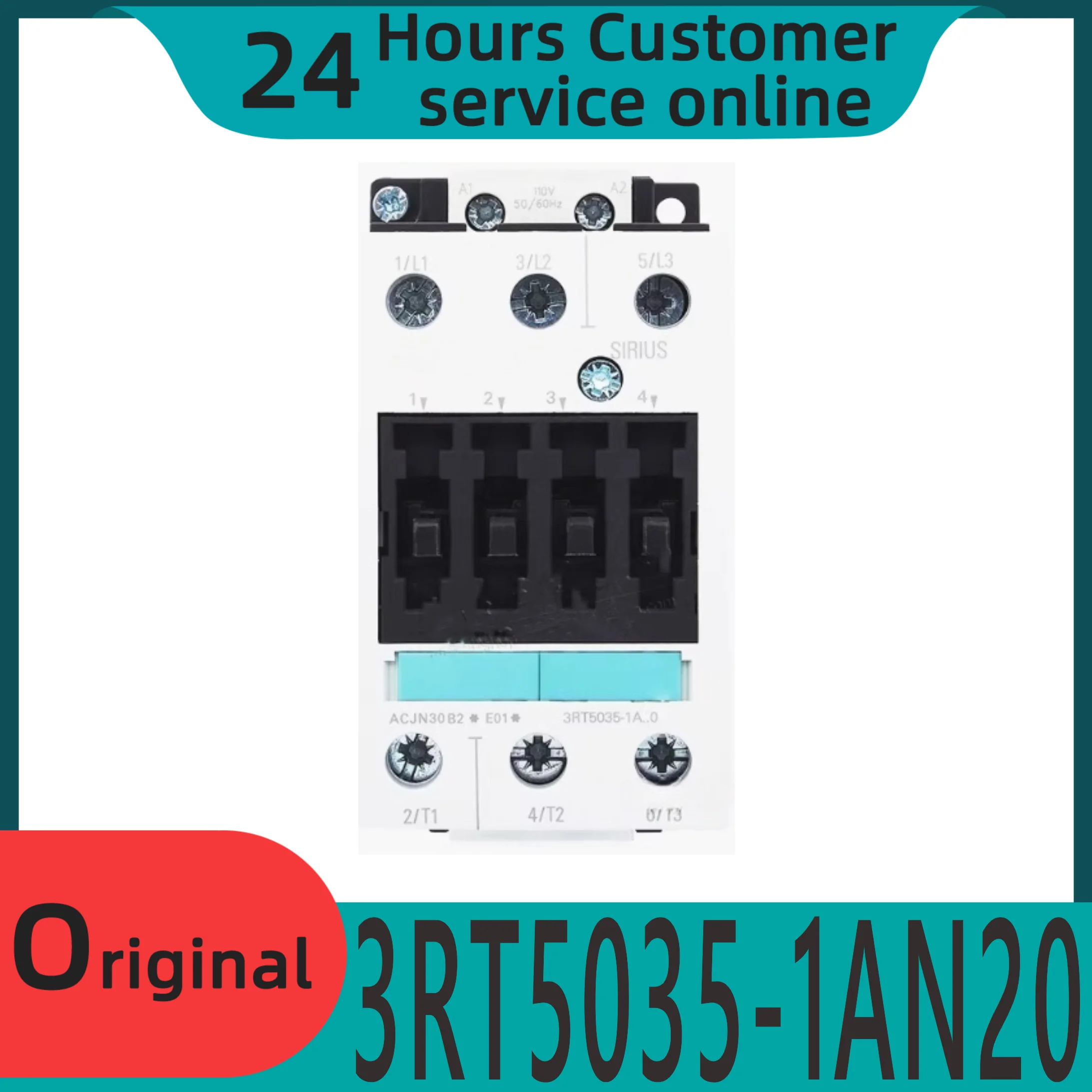 오리지널 접촉기 3RT5035-1AN20 1AG20 1AQ00 110V 220V 380V