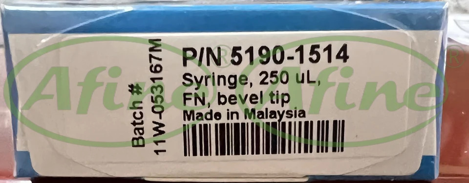 AFINE Agilent 수동 주사기 5190-1479 5190-1514 5190-1494 5190-1497 5190-1503 샘플링 5.0 L FN 26g 경사 팁