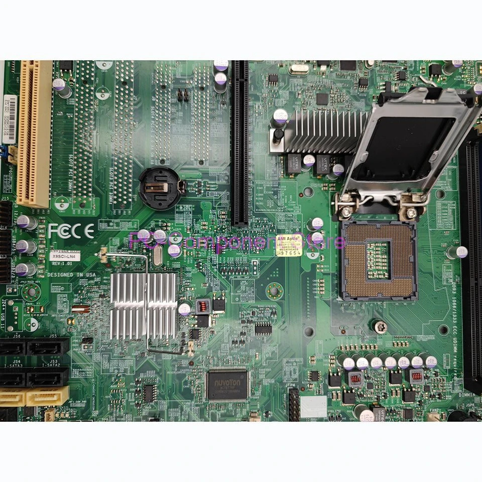 Supermicro 서버 워크스테이션 마더보드X9SCI-LN4LGA1155는 intel호환을 지원 제온 E3-1200 V2 시리즈