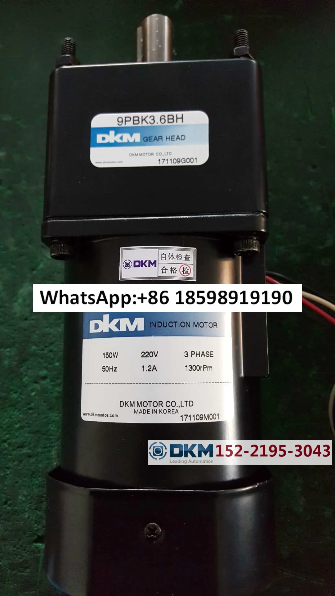 DKM 모터 직센터 8DCG90 40 30 기어 감속기 8GBK3BMH