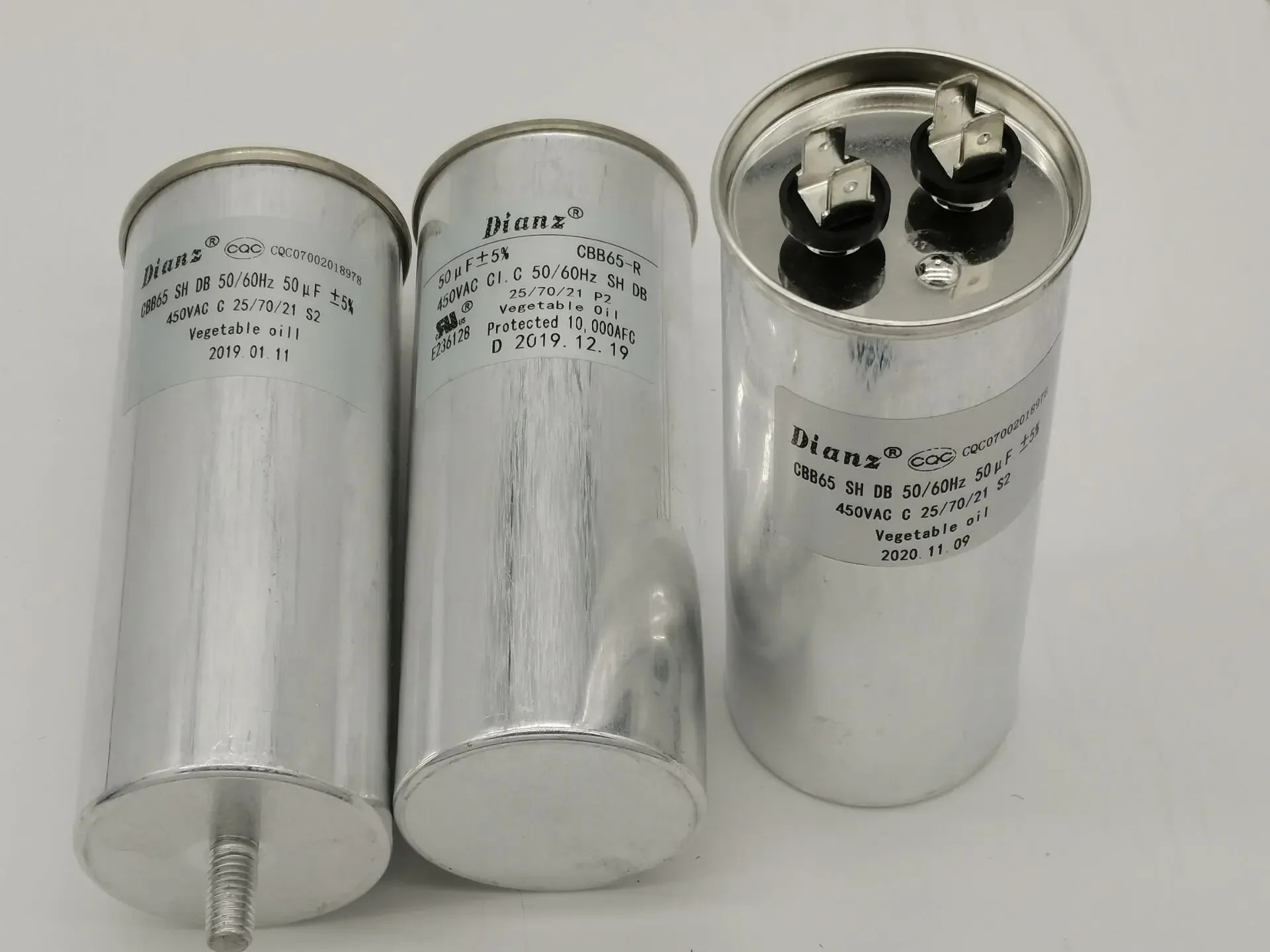 DIANZ CBB65 SH DB 20/25/30/35/40/50UF V 450V 이삽입 플랫 바닥 커패시터