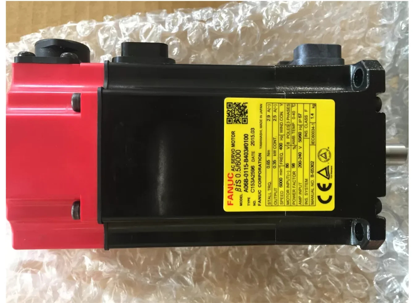 A06B-0115-B403 Fanuc AC 서보모터 12개월 A06B 0115 B403