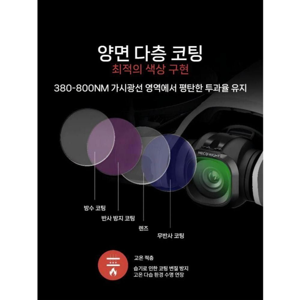 네오2 마이크로 필터 휴대용 드론 액세서리 UV 차단 렌즈 ND 감광 CPL 편광 블랙 - 상세 이미지 4