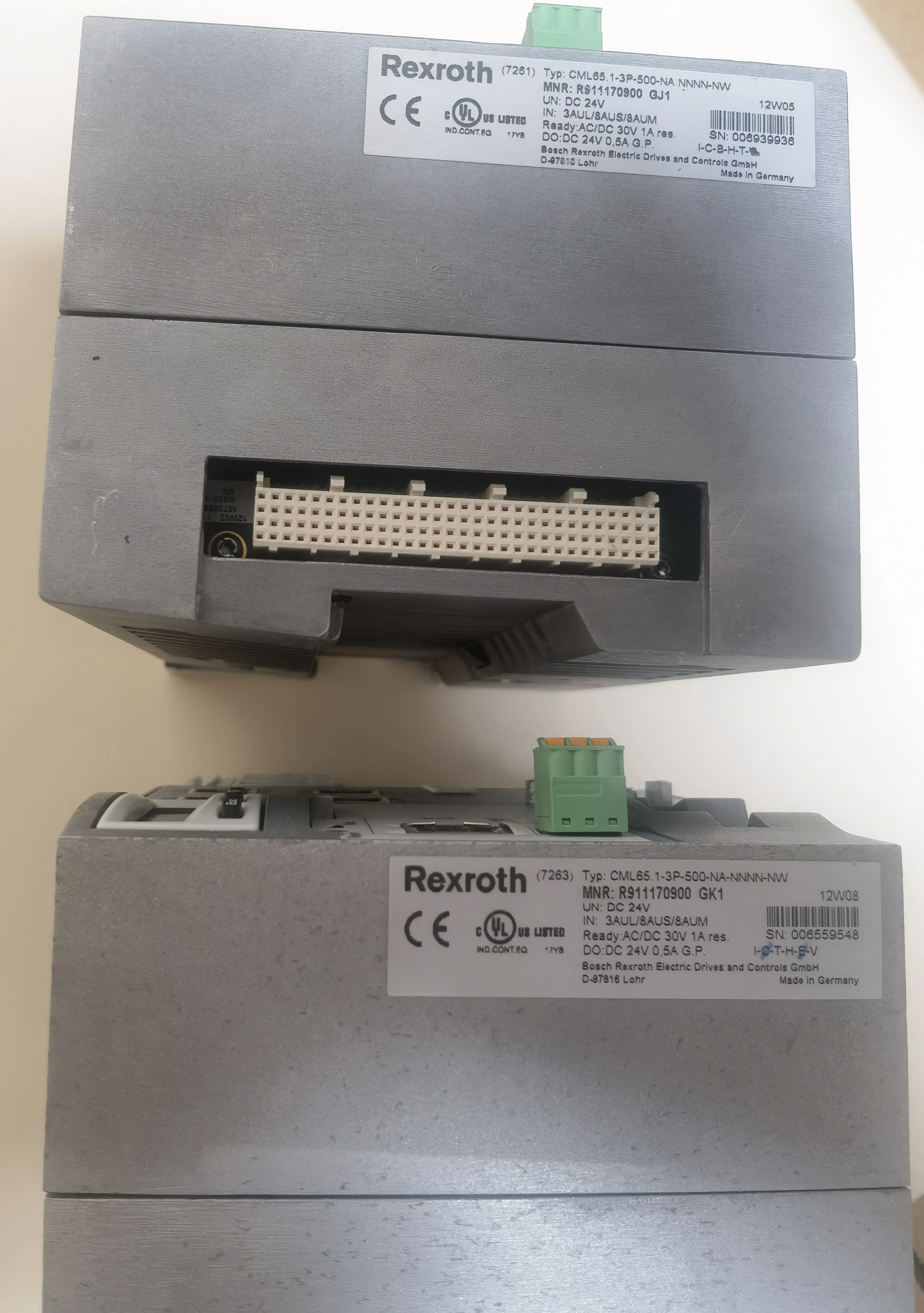 렉스로스 Rexroth CPU 컨트롤러 CML65.1-3P-500-NA-NNNN-NW R911170900