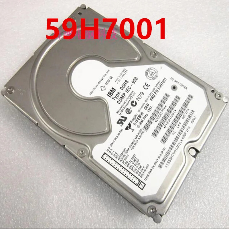 IBM 4GB 68 핀 SCSI 서버 HDD 59H7001 DGHS 콤프 IEC-950 3.5 인치 10000RPM 2MB 하드 거신