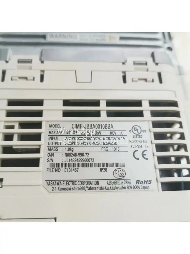 CIMR-JBBA0010BBA 리퍼 J1000 인버터 2.2kW/1.5kW 기능 작동 OK