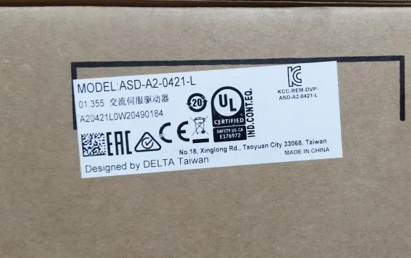 ASD-A2-0421-L 오리지널 델타 서보 드라이브 신