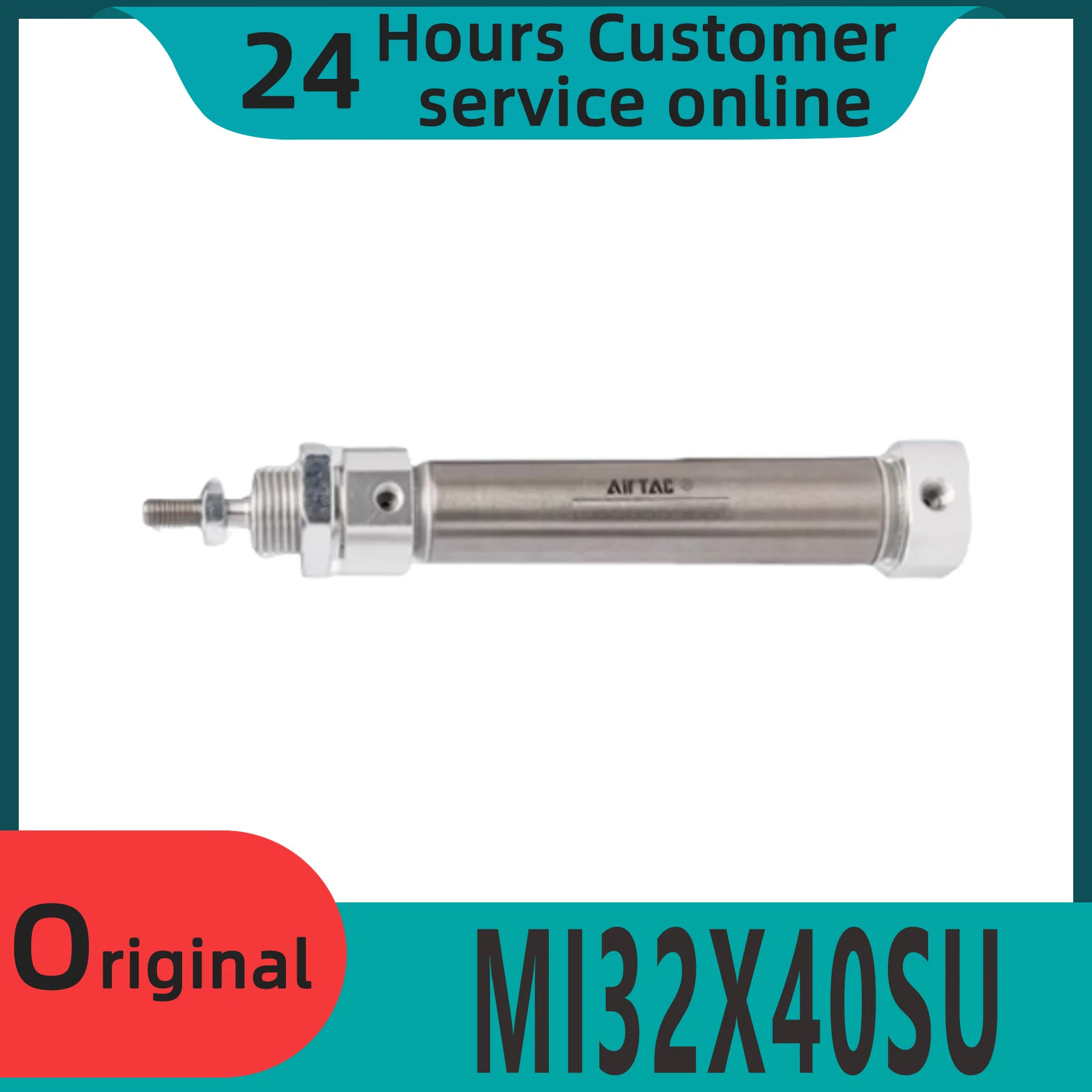 스테인레스 스틸 미니 실린더 MI32X40SU MI32X50SU MI32X60SU MI32X75SU MI32X80SU MI32X100SU 신