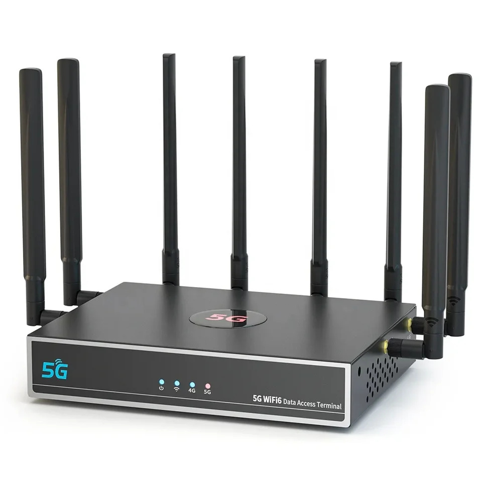 SIM 카드 슬롯 5G 와이파이 무선 라우터 CPE 6 외부 안테나 신