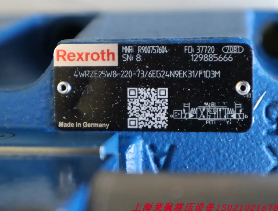 렉스로스 REXROTH 밸브 R900757604 4W RZ E 25 W8 - 220-71/6 EG 24 N9 EK 31/F1D