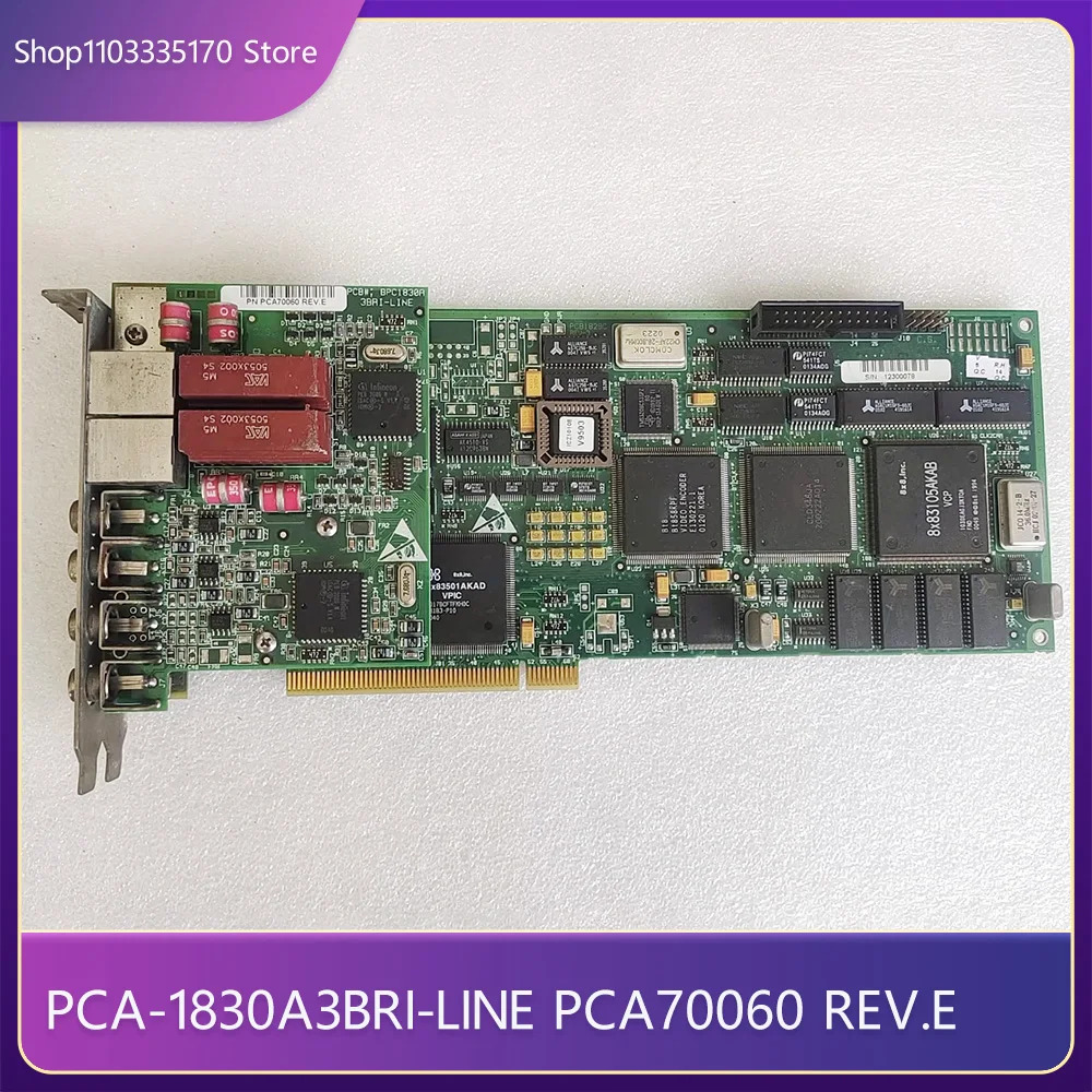 VCON FALCON 비디오 카드 IP3 PCB 1829C Rev 3 PCA-1830A3BRI-LINE PCA70060 RE V.E