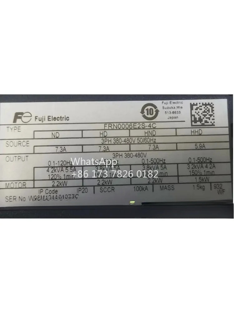 FRN0006E2S-4C 리퍼 인버터 기능 OK