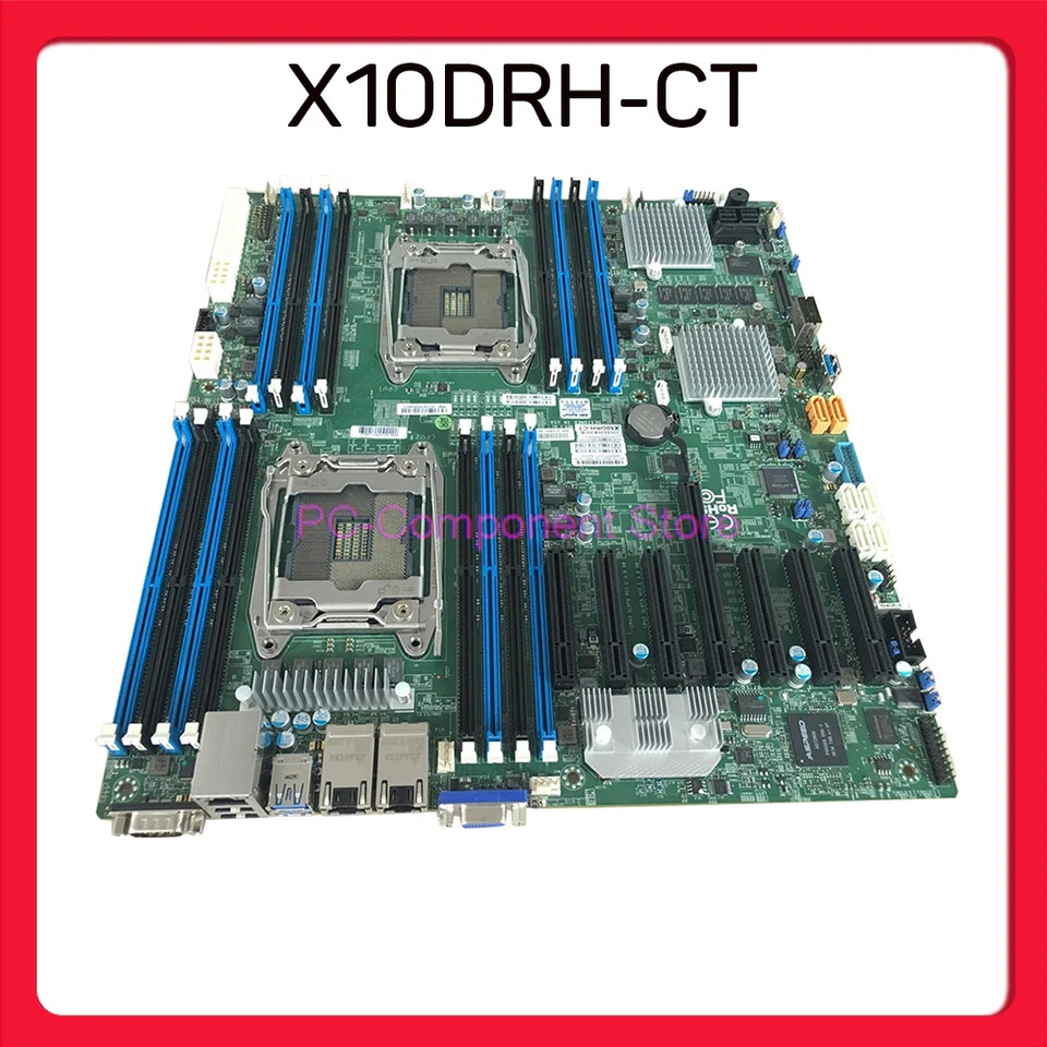 슈퍼마이크로 서버 마더보드양방향 X10DRH-CT C612 X99 2011-V3