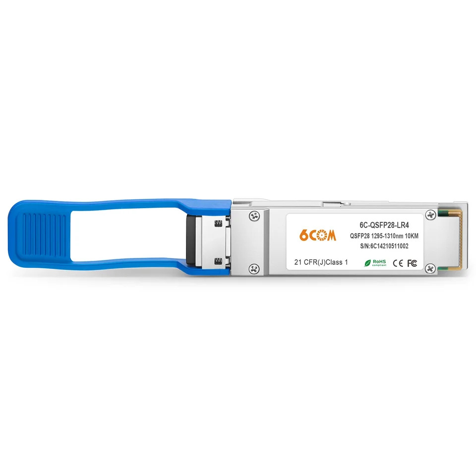 화웨이호환 02311KNU 호환 100GBASE-LR4 QSFP28 1310nm 10km DOM LC SMF 광 트랜시버 모듈