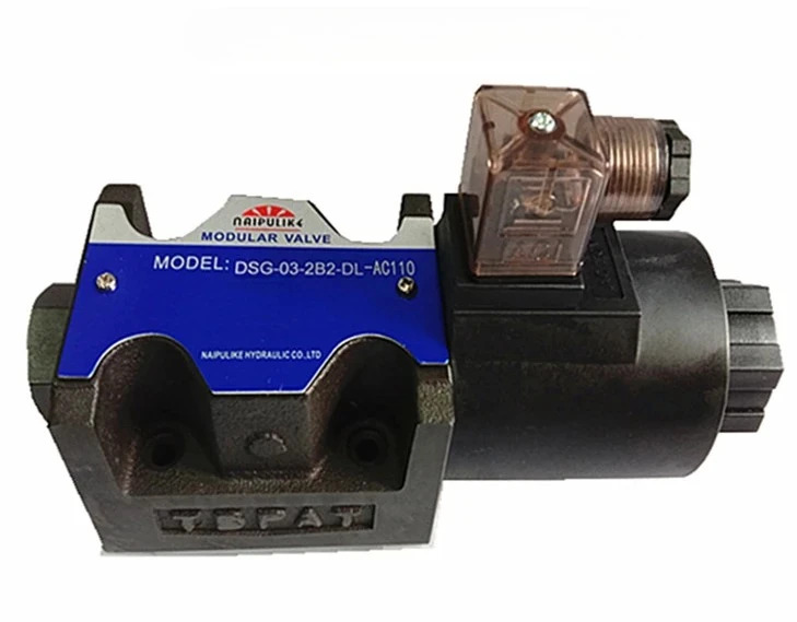 DSG-03-2B2-DL/LW-AC220/110/DC24/12 2위치 4방향 고압 유압 솔레노이드 방향 밸브