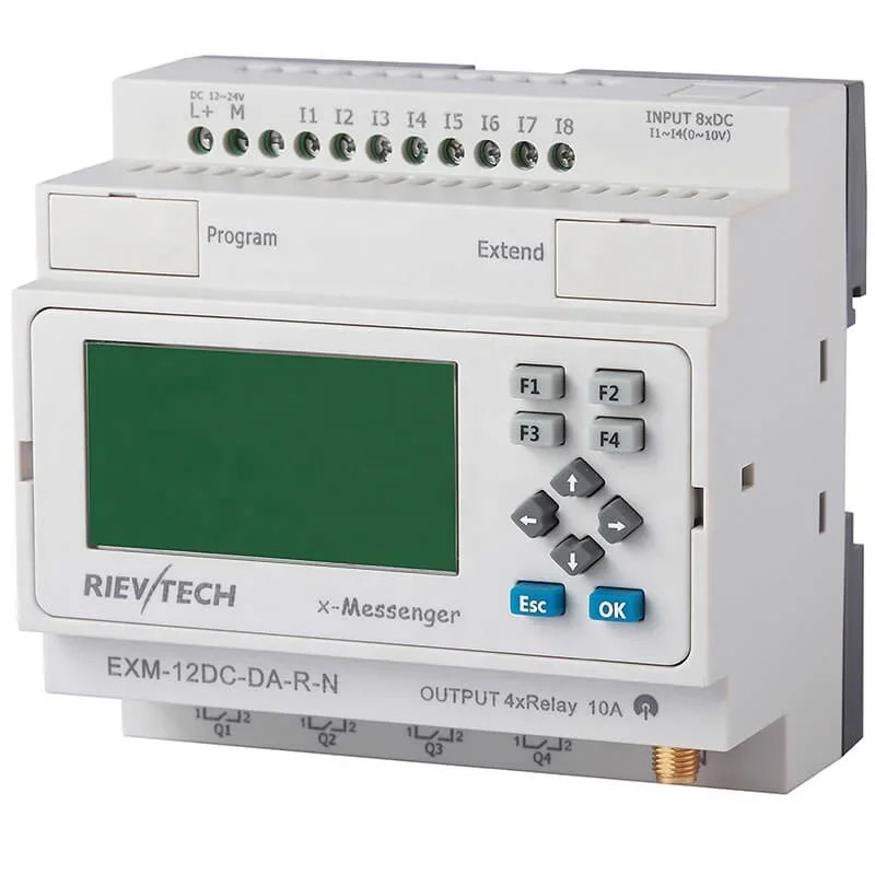 자동화 컨트롤러EXM-12DC-DA-R-N-HMI PLC 프로그래머블 릴레이