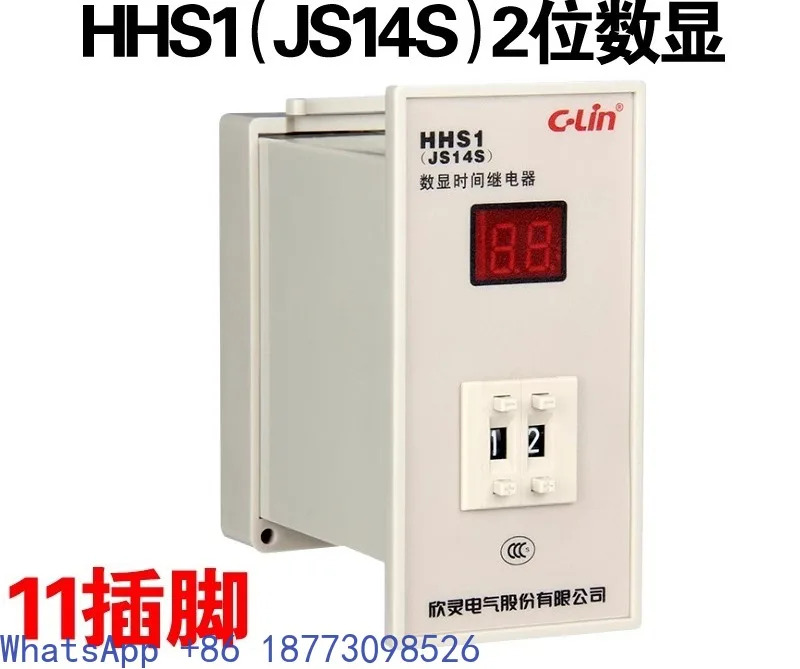 HHS1 JS14S 9.9S 99S 99M AC220V 380V 지연 시릴레이 11 핀