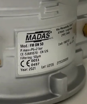 MADAS 필터 FM DN100 FF11 DN125 FF12 DN150 FF13 DN200 FF08 DN65 Pmax6bar