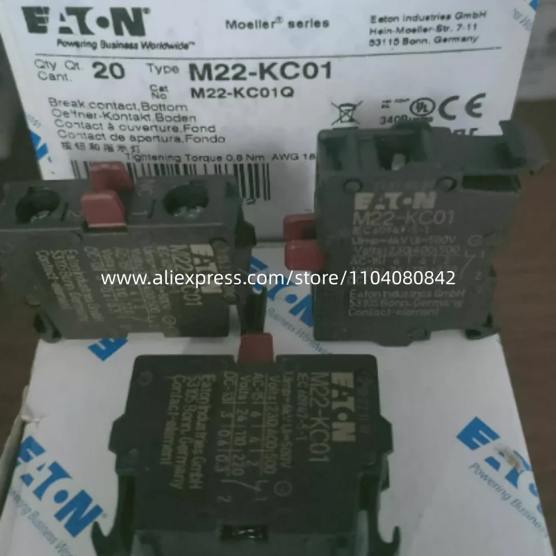 EATON 접점 스위치 M22-K10 M22-K01 M22-KC10 M22-KC01 M22-CK10 M22-CK01 M22-CK11 신개