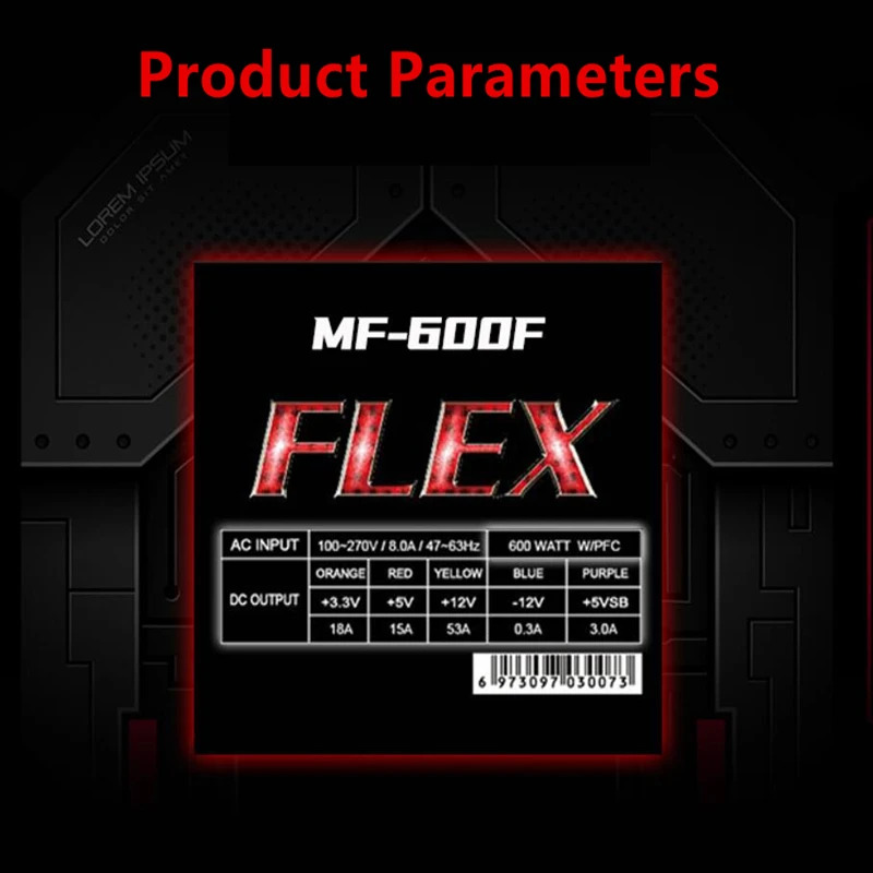 Dianjipa 80plus Gold AIO ITX FLEX POS NAS 소형 1U K39 K17 K30 A4 S3 G5 PSU 정격 600W 전원공급장치 MF 600F 신