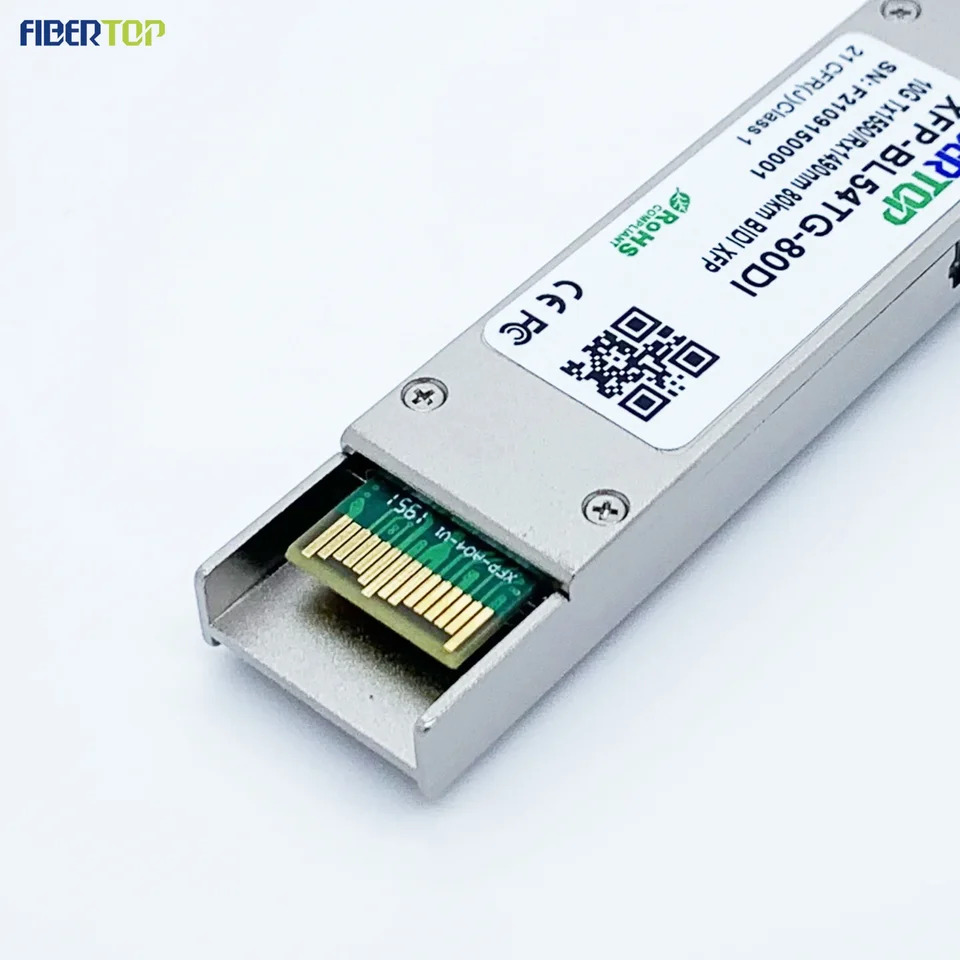 FIBERTOP 광섬유 송수신기 10G XFP bidi 1550 Tx 1490nm Rx 80km