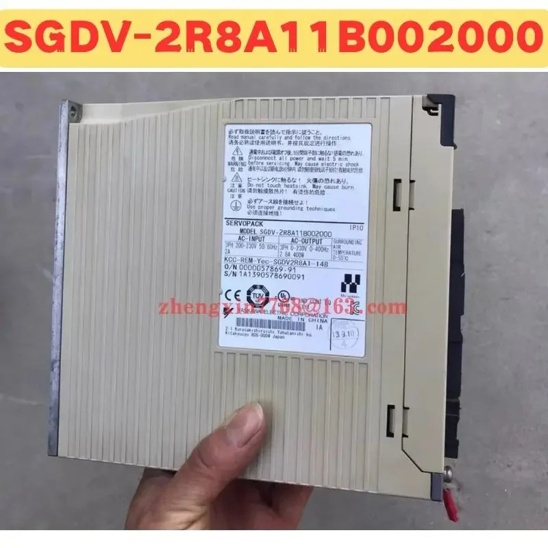 리퍼 서보 드라이브 SGDV-2R8A11B002000 정상 기능 완료 SGDV 2R8A11B002000
