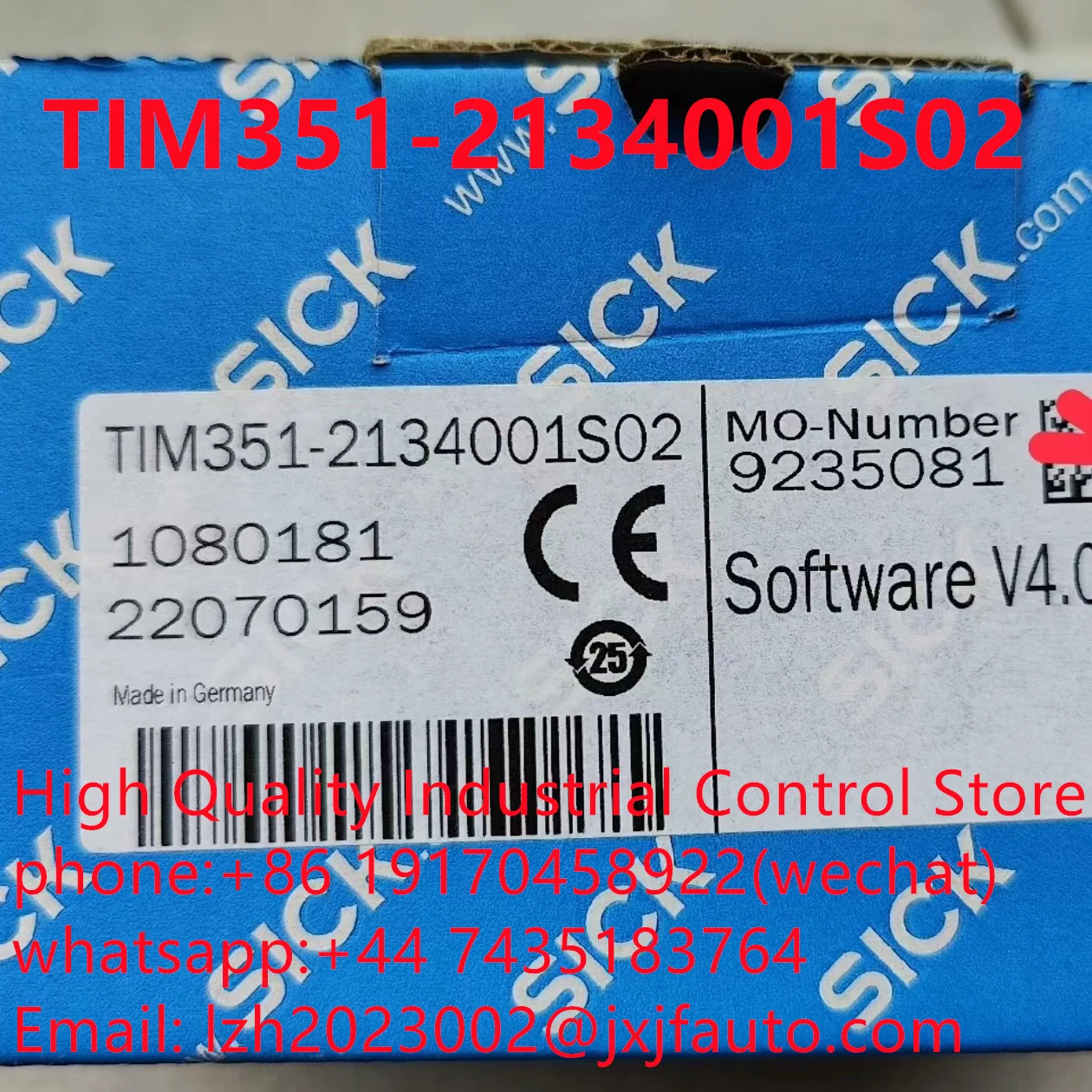 LIDAR TIM351-2134001S02 납품 1080181