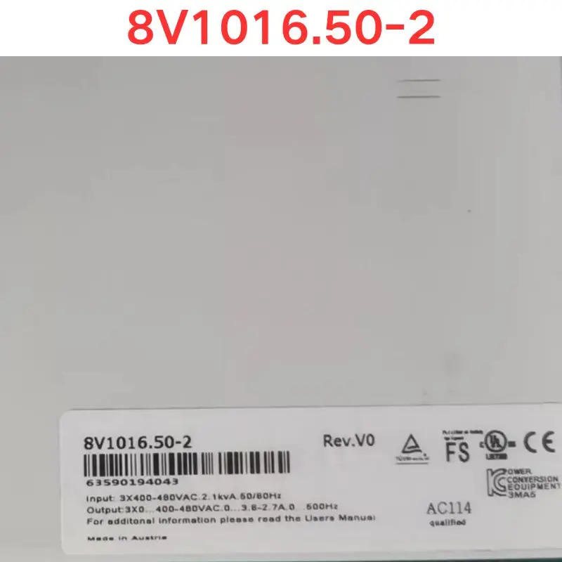 리퍼 서보 드라이브 기능 OK 8V1016.50-2