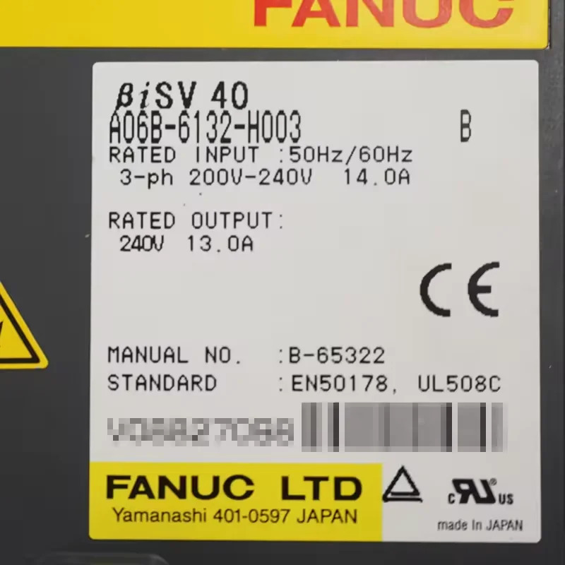 A06B-6132-H003 Fanuc 서보 드라이브 모듈 리퍼 OK A06B 6132 H003