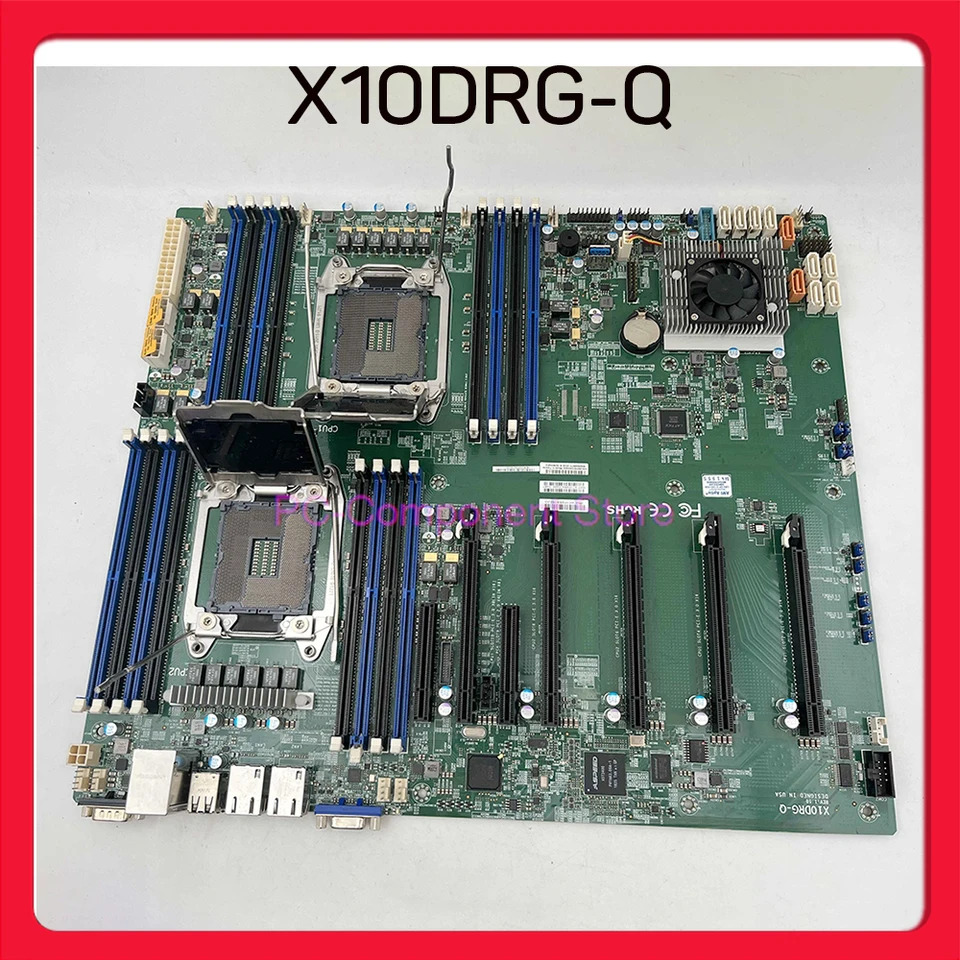 슈퍼마이크로 워크스테이션마더보드 E5-2600 V4/V3 패밀리 프로세서 4 PCI-E 3.0x16 LGA2011 DDR4 X10DRG-Q
