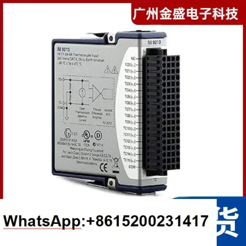 NI 9213 열전대 입력모듈 16 채널780493-01 신