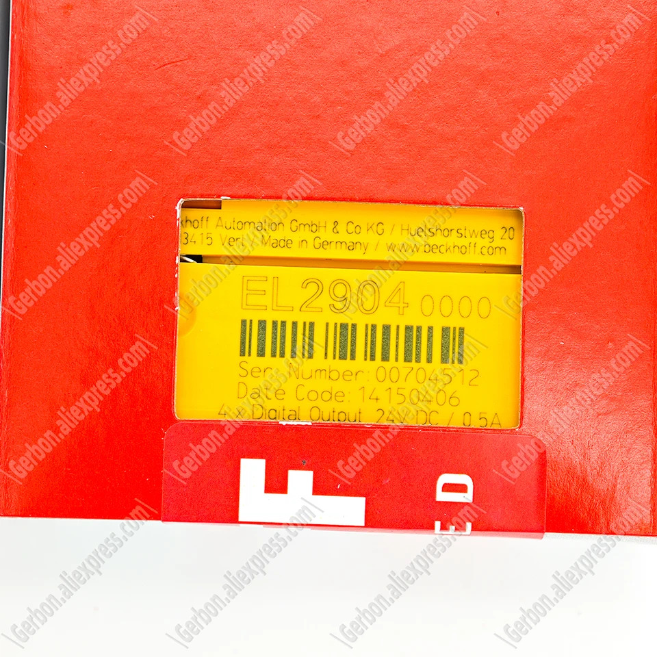 Beckhoff EL2904 EtherCAT 터미널 4 채널 디지털 출력 24 V DC 0.5 A TwAFE 신