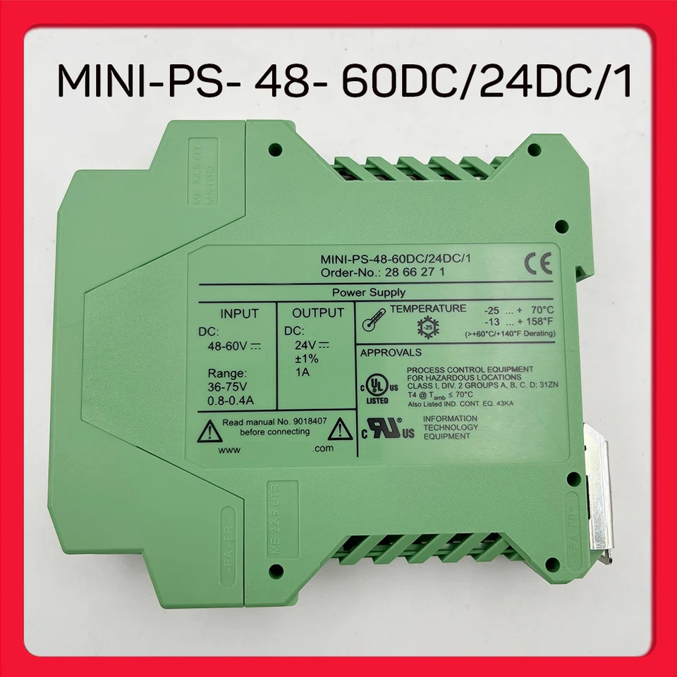 피닉스 DC/DC 컨버터 MINI-PS- 48- 60DC/24DC/1 2866271