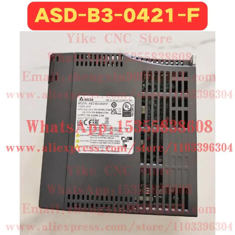 리퍼 서보 드라이브 ASD-B3-0421-F 정상 기능 완료