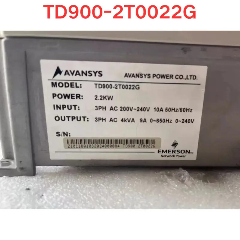 리퍼 에머슨 TD900-2T0022G 주파수 변환기 2.2KW 기능 OK