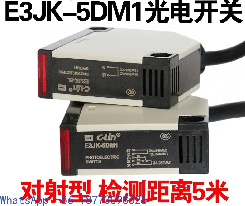 E3JK-5DM1 E3JK-5L 12-240VAC 대향 광전스위치 센서.1PCS