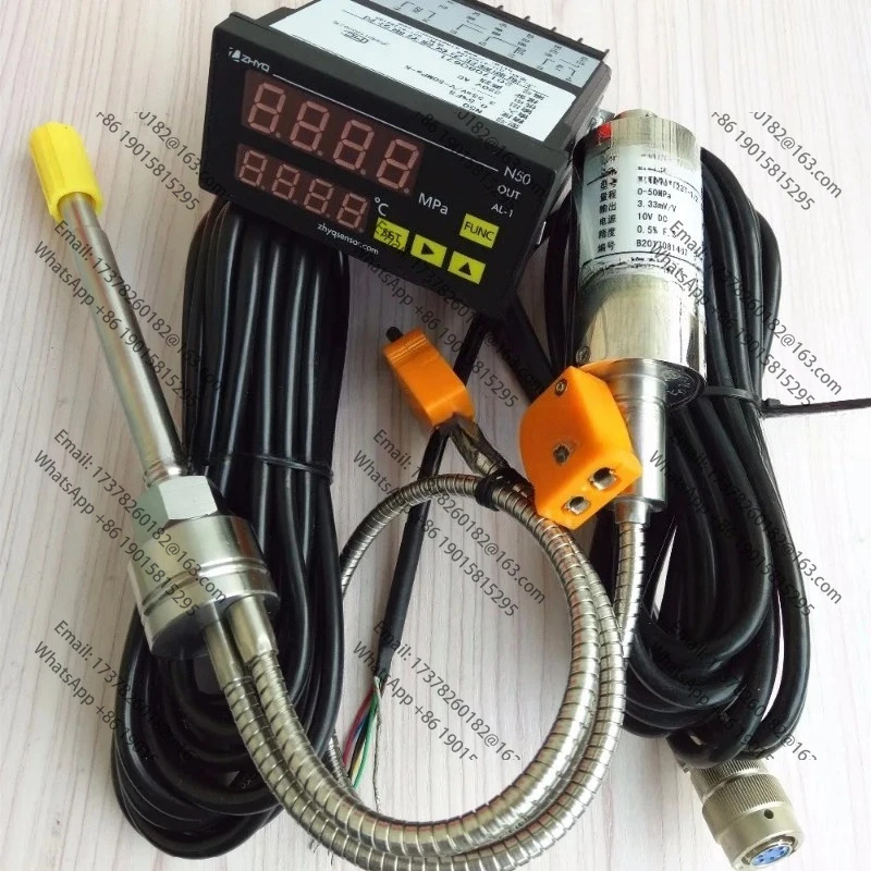 ZHYQ PT124G 123T 용융 압력 트랜스듀서 6핀 50Mpa 출력 3.3V/V 온도 표시기 N60N50N10 포함