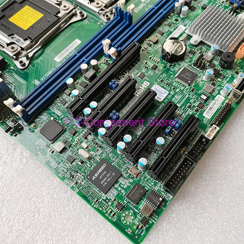 슈퍼마이크로 듀얼 채널 서버마더보드 쿼드 1GbE LAN IPMI 2011 핀 C612 X10DRL-LN4