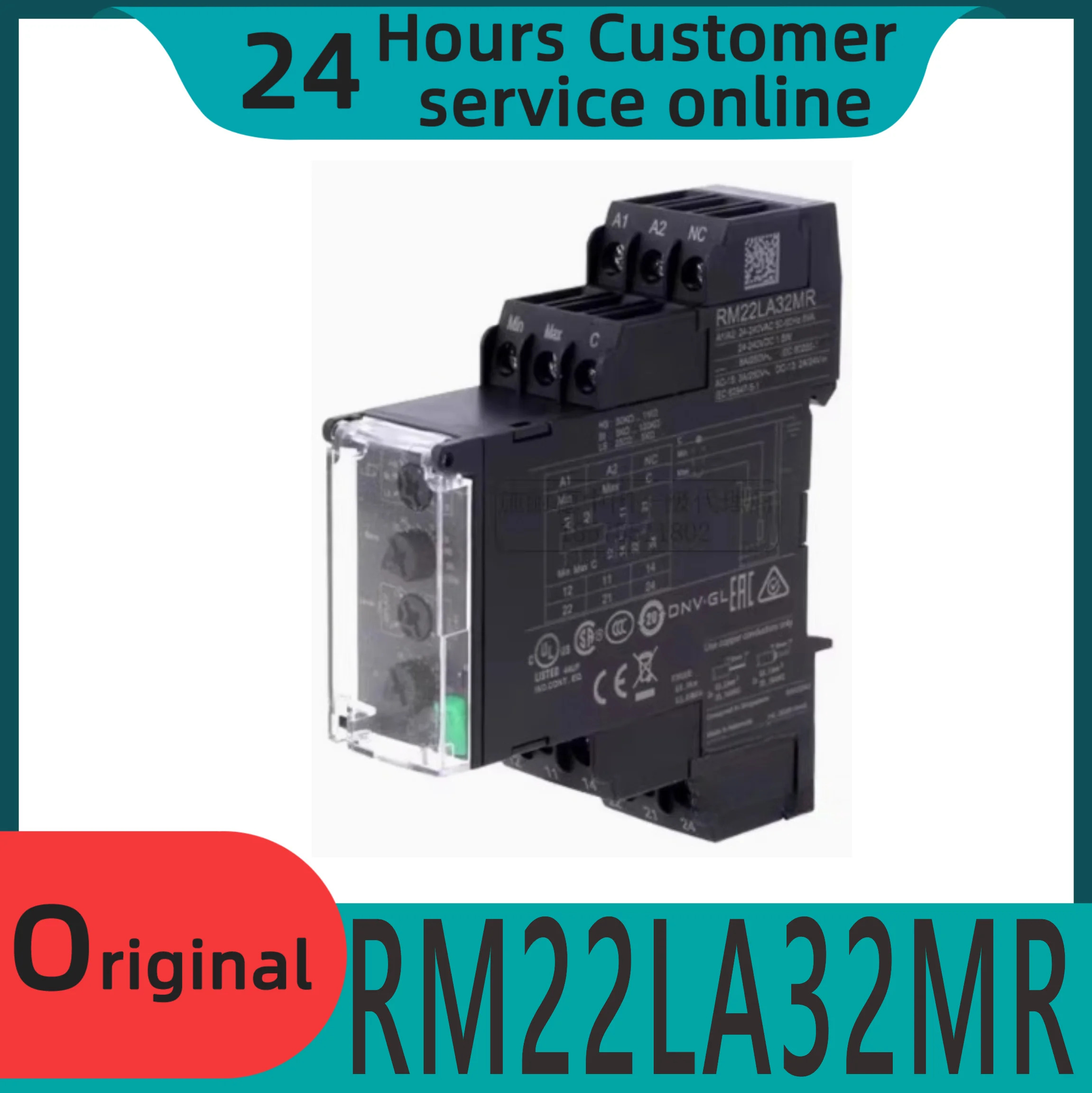 원본 RM22LA32MR 액체 레벨 모니터링 릴레이는 RM4LA32M을 대체