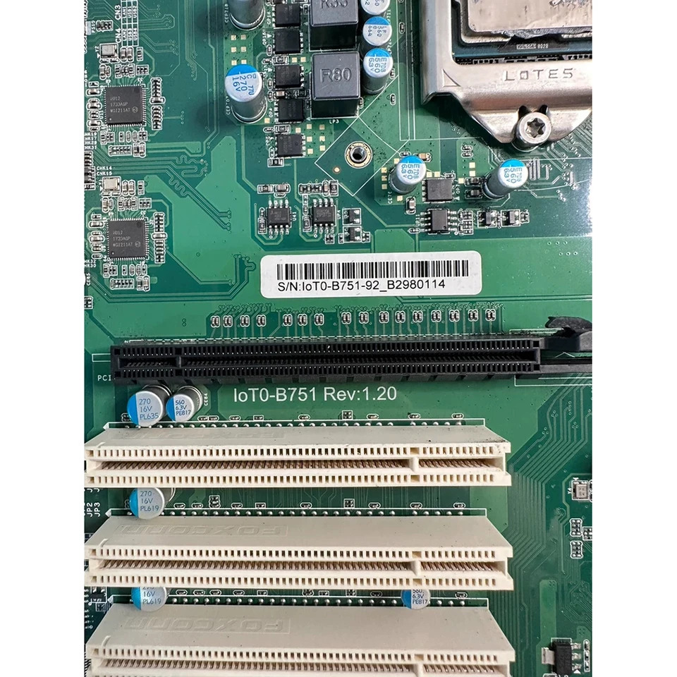 듀얼 포트 산업컴퓨터 마더보드LOTO-B751-92 Rev 1.20