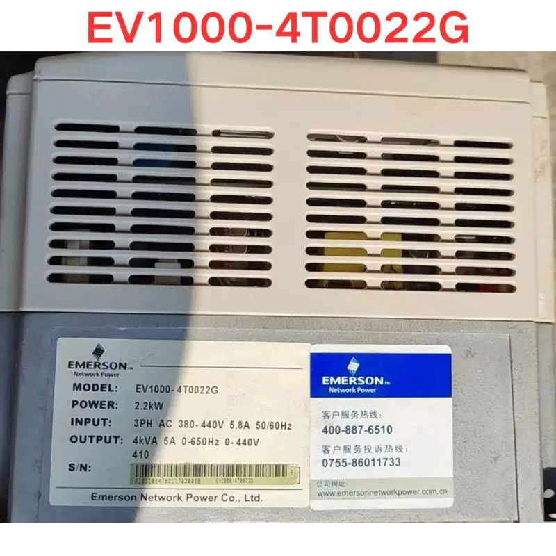 리퍼 에머슨 EV1000-4T0022G 주파수 변환기 2.2KW 기능 OK