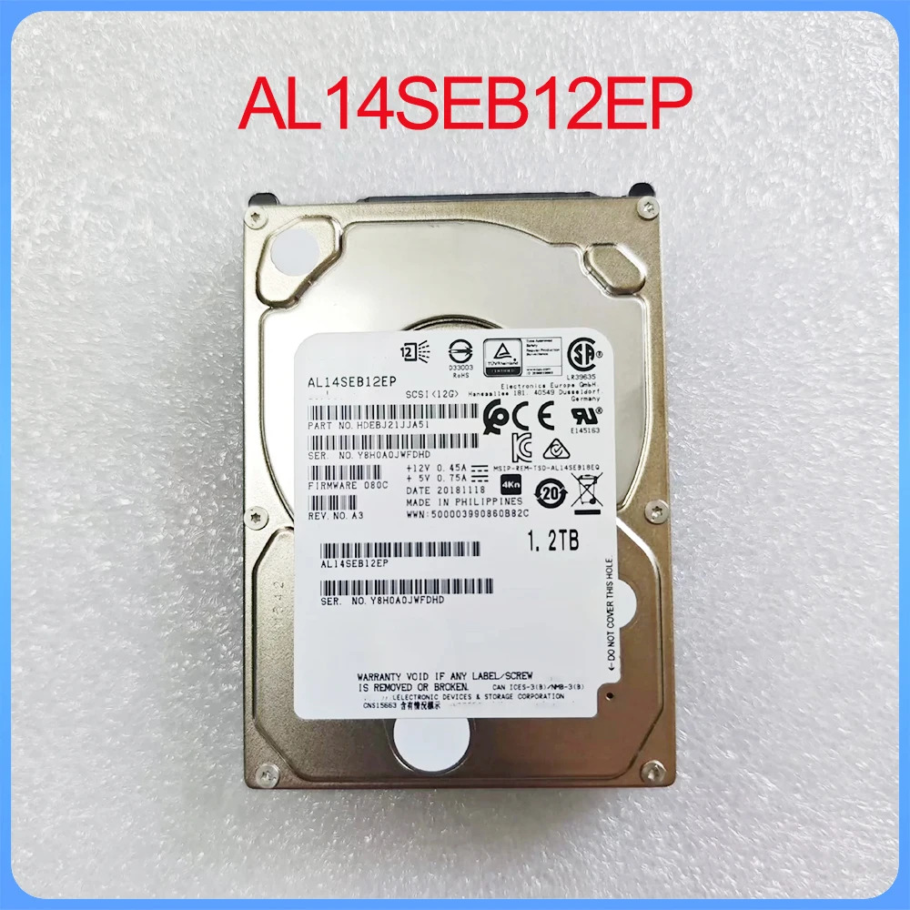 서버 하드 드라이브 AL14SEB12EP 1.2TB 128M SAS2.5 인치 12G